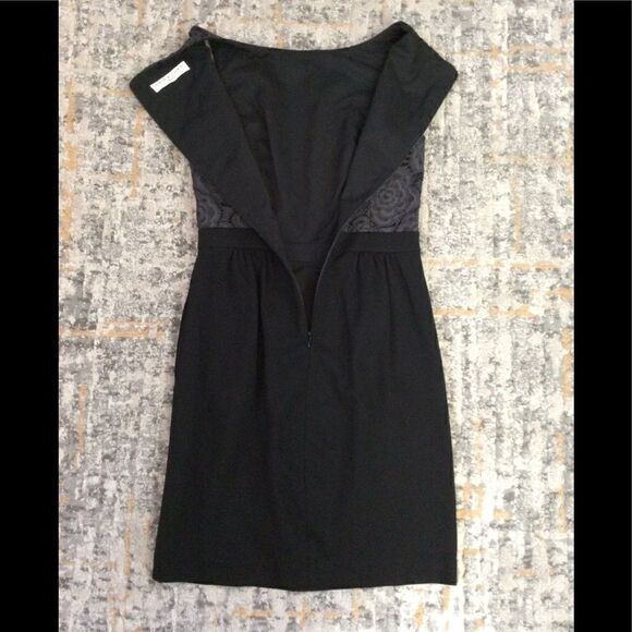 TRINA TURK COCKTAIL DRESS WITH LACE DETAIL! EUC! - Picture 8 of 9
